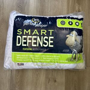 Serta Perfect Sleeper Pillows 2 Pack Allergy Shield Defense Standard Queen New